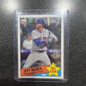 2020 Topps Series 2 JEFF MCNEIL 1985 Topps All-Star Insert Mets #85AS-45
